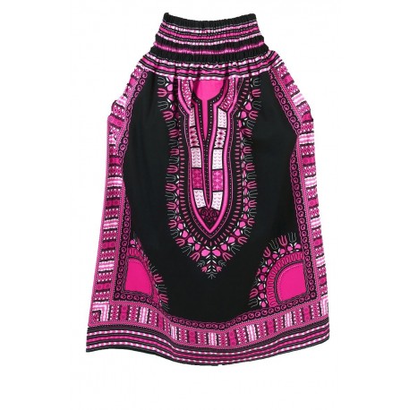 purple dashiki skirt