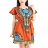 Orange Dashiki dress