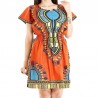 Orange Dashiki dress