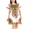 Vestido Dashiki blanco