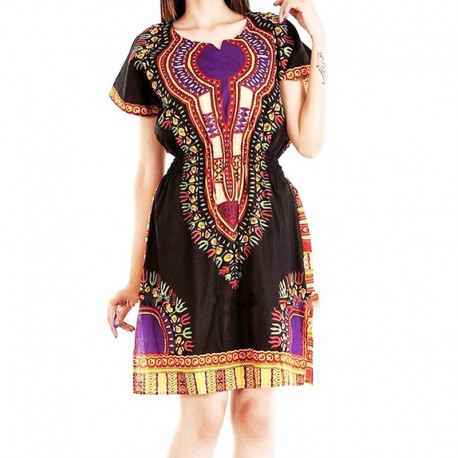 Robe Dashiki noire