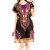 Vestido Dashiki negro