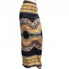 Long yellow and black Dashiki skirt